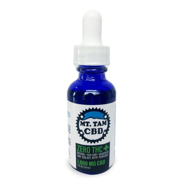 Mt. Tam CBD Isolate Oil Tincture - 1000mg - 30ml