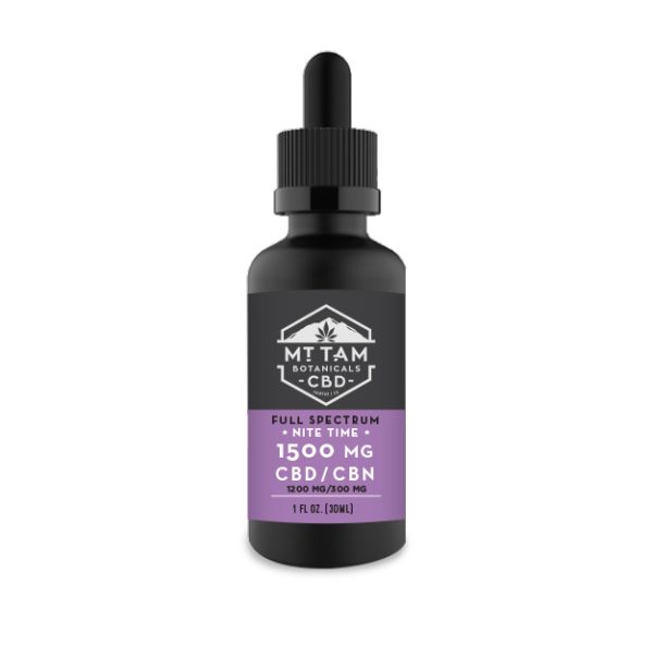 Mt. Tam Botanicals CBD Full Spectrum "Nite Time" 1500 MG CBD/CBN (30ML)