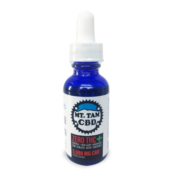 Mt. Tam CBD Isolate Oil Tincture - 5000mg - 30ml