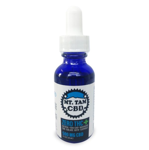 Mt. Tam CBD Isolate Oil Tincture - 500mg - 30ml